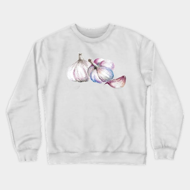 Garlic Crewneck Sweatshirt by Ljuko